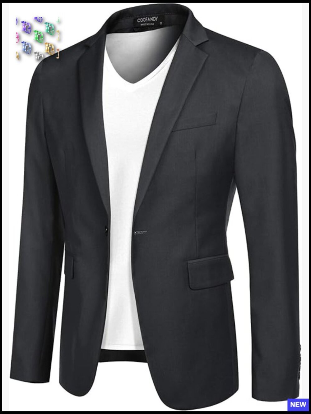 Classic Regular Fit Sport Coat Blazer Lightweight Business Casual Jacket